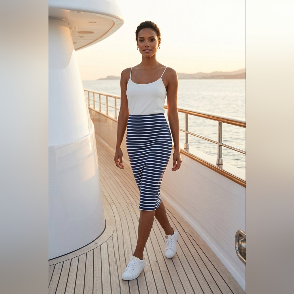 Max Studio Edit Midi Pencil Skirt